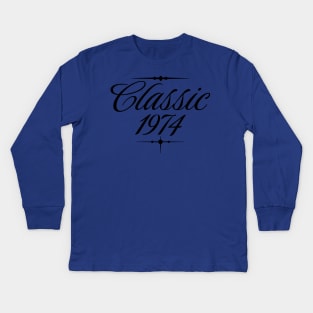 Classic 1974 v4 Kids Long Sleeve T-Shirt